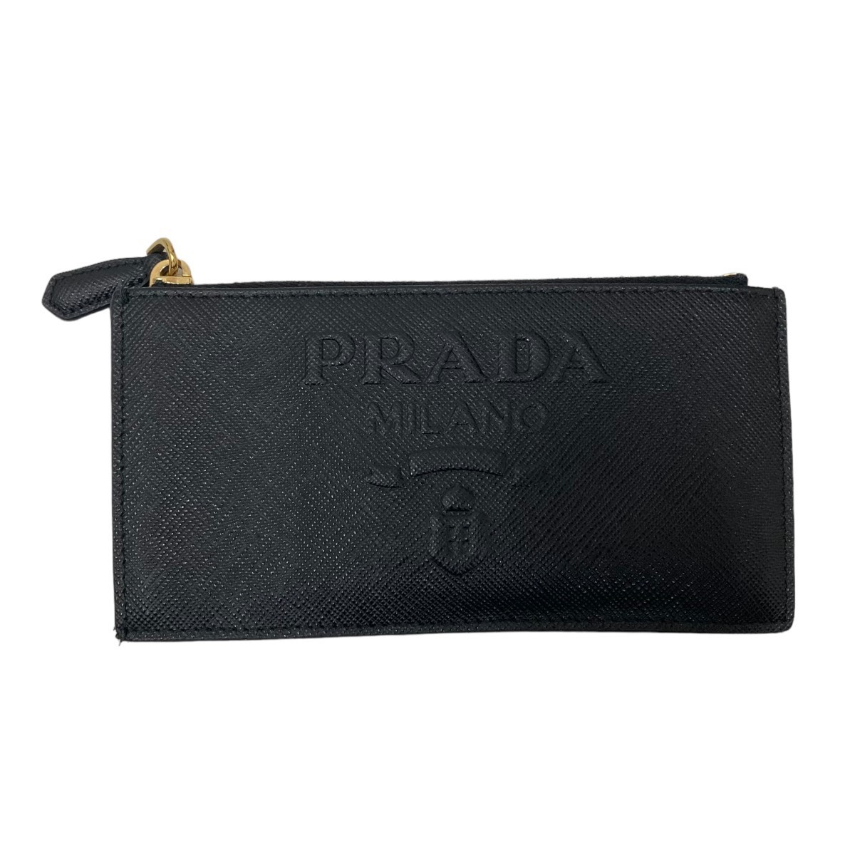 Prada Saffiano Card Case Black